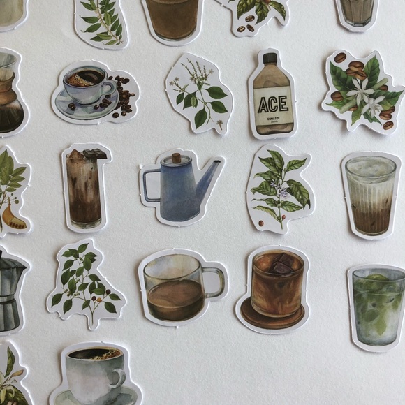 🌻10/$10🌻 Coffee/Drink Assortment Journal Stickers - Picture 6 of 8